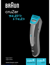 Braun cruZer 6 beard&head Manual