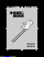 Black & Decker GTC510 Manual