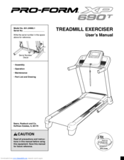 Proform Xp 690t Manuals Manualslib