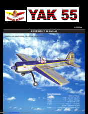 Seagull Models YAK 55 Assembly Manual