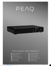 Peaq MUNET LINK PMN400-B Instruction Manual