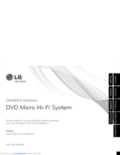 LG XB64 Owner's Manual