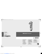 Bosch GWB 10 Original Instructions Manual