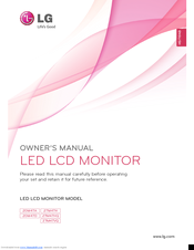 LG 20M47A Owner's Manual