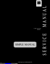 Aiwa CSD-ED99 Simplified Service Manual