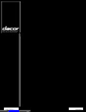 Dacor MMD30B Installation Instructions Manual