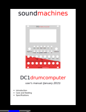 soundmachines DC1drumcomputer User Manual