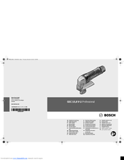 Bosch GSC 10 Original Instructions Manual