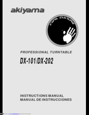 Akiyama DX-101 USB-R Instruction Manual