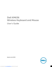 Dell Mouse Combo KM636 User Manual
