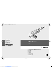 Bosch GPO 12 PROFESSIONAL Original Instructions Manual