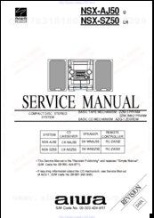 Aiwa NSX-AJ50U Service Manual