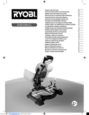 Ryobi EMS190DCL Original Instructions Manual