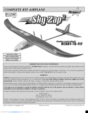 Hobbico Sky Zap 2 Manual