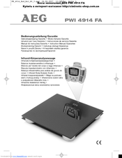 AEG PWI 4914 FA Instruction Manual