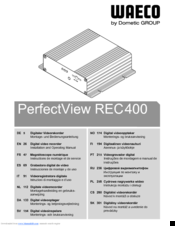 Waeco PerfectView REC400 Installation And Operating Manual