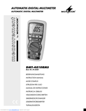 Monacor DMT-4010RMS Instruction Manual