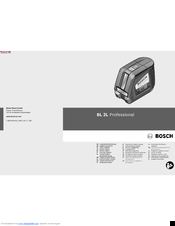 Bosch BL 2L Professional Original Instructions Manual