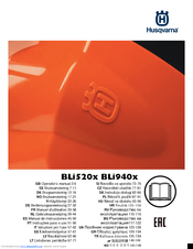 Husqvarna BLi940x Operator's Manual