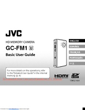 JVC GC-FM1 Basic User's Manual
