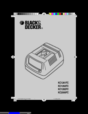 Black & Decker KC1262FC Manual