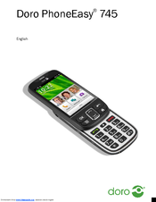 Doro phoneeasy 745 User Manual