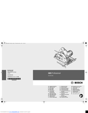 Bosch 55 GCE GKS Professional Original Instructions Manual