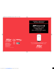ZIP VP503 Installation, Maintenance And User Instructions
