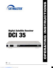 Skymaster DCI 35 Operating Instructions Manual