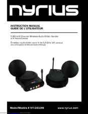 Nyrius NY-GS3200 Instruction Manual