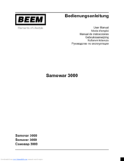 Beem Samovar 3000 User Manual