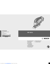 Bosch PST 18 LI Original Instructions Manual