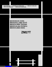 Zanussi ZM27T User Manual