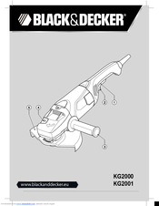 Black & Decker KG2001 Manual