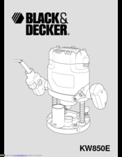 Black & Decker KW850E Manual