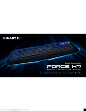 Gigabyte Force K7 Quick Start Manual