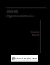AudioArts Engineering adr-32 Technical Manual