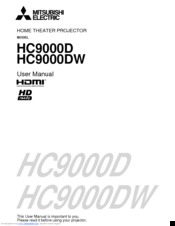 Mitsubishi Electric HC9000DW User Manual