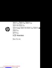 HP 2011xi User Manual