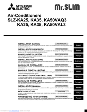 Mitsubishi Electric KA50VAL3 Installation Manual