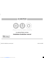 Audiovox ADUO-100-MAZ Installation Manual & User Manual