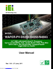 IEI Technology WAFER-PV-D4253 User Manual