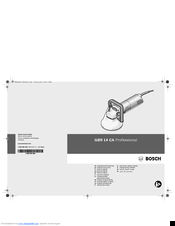 Bosch GBR 14 CA Professional Original Instructions Manual