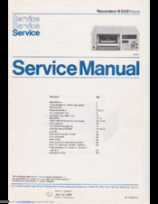 Philips N5581 Servise Manual