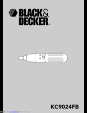 Black & Decker KC9024FB Manual