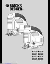 Black & Decker KS633 Manual