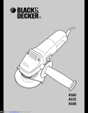 Black & Decker KG65 Manual