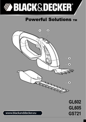 Black & Decker Powerful solutions GS721 Manual