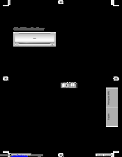Panasonic CS-PS18PKV-7 Operating Instructions Manual