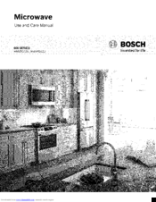 Bosch HMVPO52U Use And Care Manual